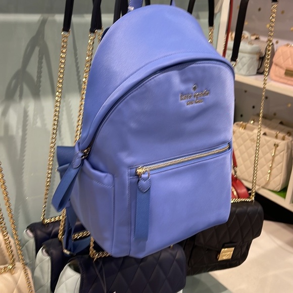 Kate Spade Chelsea Nylon Medium Backpack
Deep Cornflower 
NWT - Picture 8 of 16